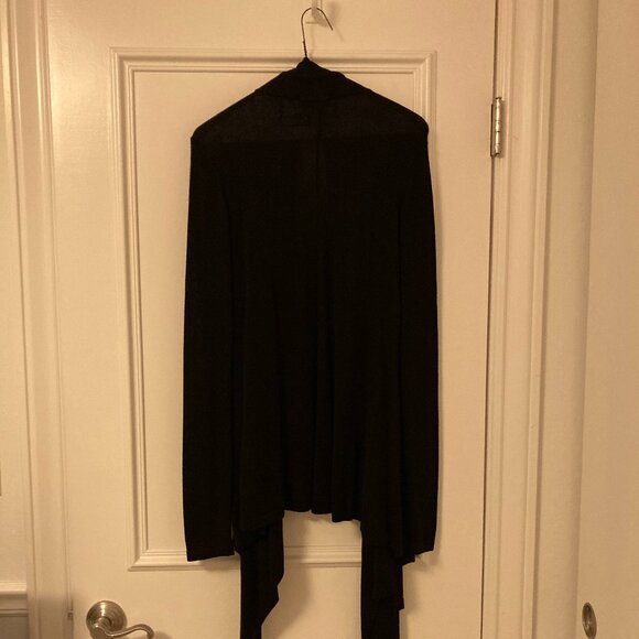 Bebe open front cascade drape cardigan - Picture 4 of 12